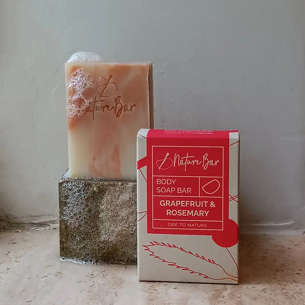 Grapefruit & Rosemary soap bar